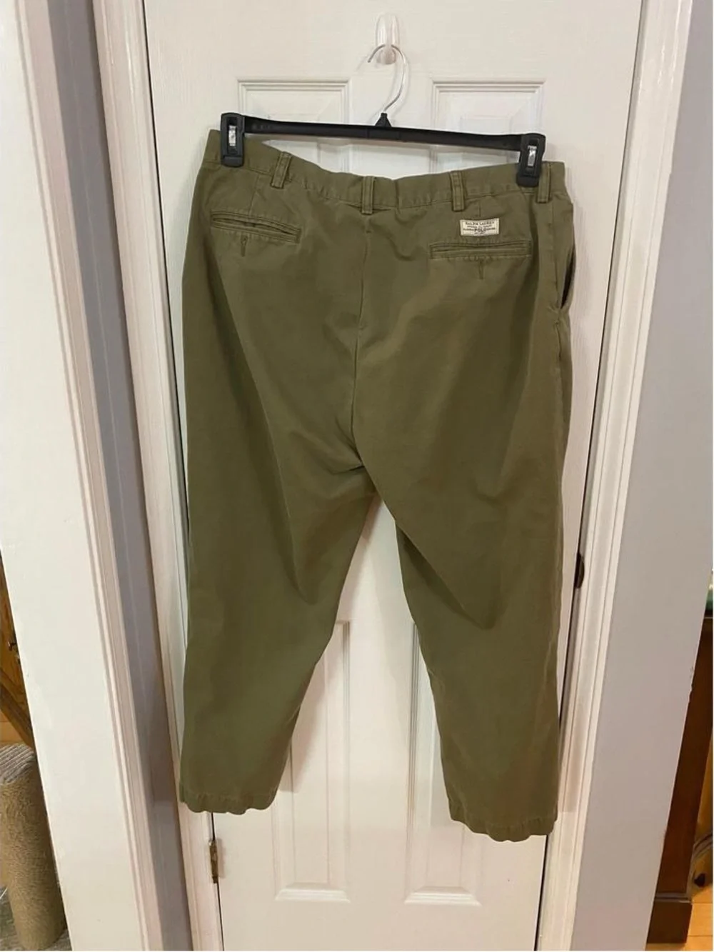 Polo Ralph Lauren Classic Chino Pants Olive Green Men’s 38x30 Cotton Preppy